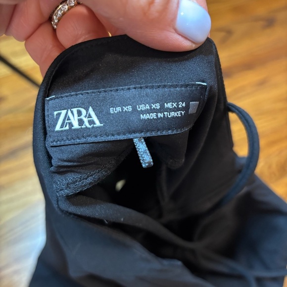 Women’s Zara Strappy Mini Black Dress, Size: XS - Picture 4 of 4